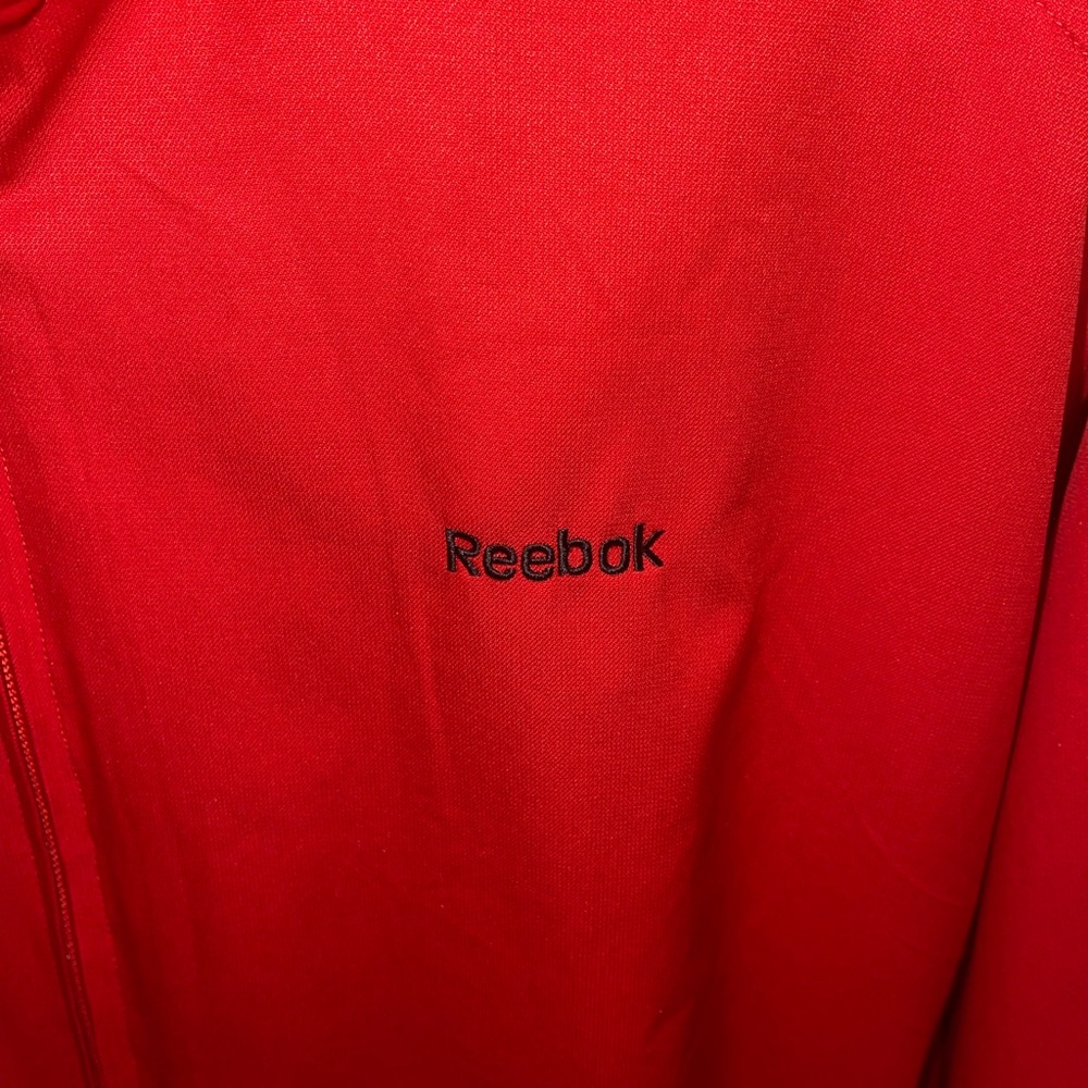 Reebok Men's Vibrant Red Windbreaker - Picture 2 of 9